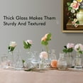 thumbnail image 5 of YooYuuk Vintage Etched Glass Bud Vases, Set of 12, 5 of 7