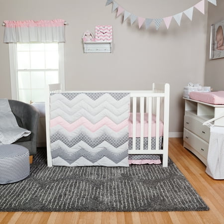 - Trend Lab Cotton Candy 3 Piece Crib Bedding Set