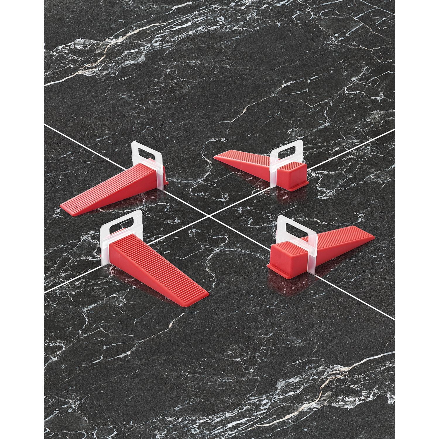 Tile Leveling System 2200pcs 1/16" Spacers, PP Material, for Floor Wall Tile Installation (Wedges Not Included)