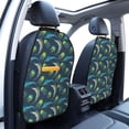 thumbnail image 2 of Tuna Fish Jellyfish Mats Back Seat Protectors, Car Seat Protector Vehicle Organizers Waterproof Cover Back Seat Cover for Kids with 3 Storage Pockets 2 Pack, 2 of 5