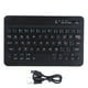 thumbnail image 2 of Teclado con teclas, mini teclado Bluetooth, teclado Bluetooth negro, teclado portátil, elegante y moderno, 2 of 9