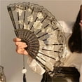 thumbnail image 4 of Hand Fans Lace Dancing Fan Woman Decorative Handheld Fan For Women Party Clothing Accessorie Hanfu Accessorie, 4 of 7