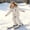 White, variant on TTOLVZTGSE Kids 2‑Piece Snow Suit Set Boys Girls Winter Insulated Ski Jacket Warm Snowsuit for Outdoor Skiing