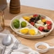 thumbnail image 5 of MGEZCOO - Platos divididos de 25 cm para una alimentación saludable, 4 platos irrompibles de paja de trigo sin BPA, para niños y adultos, reutilizables (paquete de 4), 5 of 8
