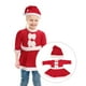 thumbnail image 5 of 1 juego de 70 cm de estatura para niños, traje de Papá Noel para fiesta de Navidad, disfraz de cosplay, sombrero y ropa para niñas, 5 of 8