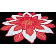 thumbnail image 5 of Red and Gold Star Poinsettia Doily/ Table Topper (23" RD), 5 of 5