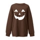 thumbnail image 4 of Women's Casual Fashion Halloween Print Long Sleeve O-Neck Sweatshirts Pullover Top, 4 of 6