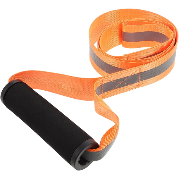 Cuerda de arrastre para ciervos de alta resistencia con asa para cazar, tiras reflectantes, correa de arrastre portátil, equipo de caza ideal para arrastrar ciervos