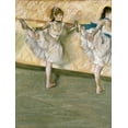 thumbnail image 2 of Degas, Edgar 15x18 Gold Ornate Wood Framed with Double Matting Museum Art Print Titled - Dancers at The Bar, 2 of 4