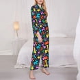 thumbnail image 3 of Sikiie Colorful Air Balloons1 Women's Long-Sleeve Shirt and Full-Length Bottom Pajama Set (s-xxl)-X-Large, 3 of 7