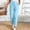 Light Blue, variant on JUSLIO Linen Pants for Women Loose Casual Drawstring Elastic Waist with Pockets Pants