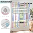 thumbnail image 3 of Yayeee Window Curtains Light Filtering 63"x42" Grommet Panel Pair Home Living Room Decor, Colorful Gummy Bears Pattern, 3 of 7