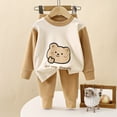 thumbnail image 2 of Dmsael Toddler Fall Outfits for Girls Baby Winter Clothes Fashion Long Sleeve Sweatshirt Top Sweat Pants Sets 3 6 12 18 24 Months 2T 3T 4T 5T Girls Outfits, 2 of 6