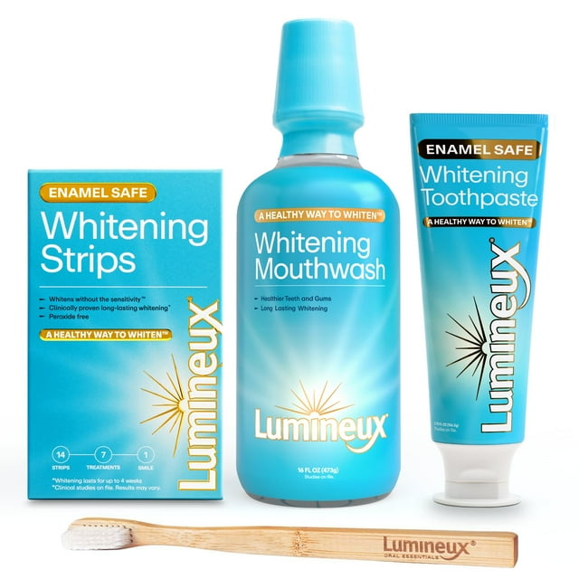 Kit de blanqueamiento dental Lumineux sin peróxido con 7 tratamientos