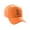 Orange, variant on Daxton Structured Baseball Hat Cap Curved Visor Old English Font Alphabet A to Z, Black Hat Black M