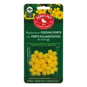 Perky-Pet Yellow Replacement Flower Feeding Ports with Bee Guards - 9 Pack