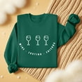 thumbnail image 5 of Womens Sweatshirts Wine Glass Printed Long Sleeved Loose Casual Sweatshirt Army Green M,Sweatshirts Jacket for Women, 5 of 6