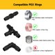 thumbnail image 4 of Accesorios Poly PEX de 1/2'' Timcorr 40 piezas de accesorios PEX de expansión de 2/1'', 4 of 6