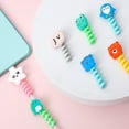 thumbnail image 4 of 2Pcs Cartoon Animal Bear Cable Protectors Organizer for USB Charging Data Cord, 4 of 7