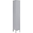 thumbnail image 7 of 3-Tier 3 Door Locker, 12"Wx15"Dx24"H, Gray, Unassembled, 7 of 7