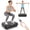 Black, variant on Vibration Plate Exercise Machine with Remote & Resistance Bands,Rose Red