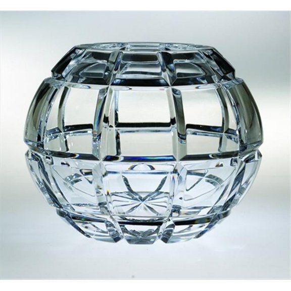 Majestic Hand Cut Crystal Rose Bowl, 6-Inch, Brilliance