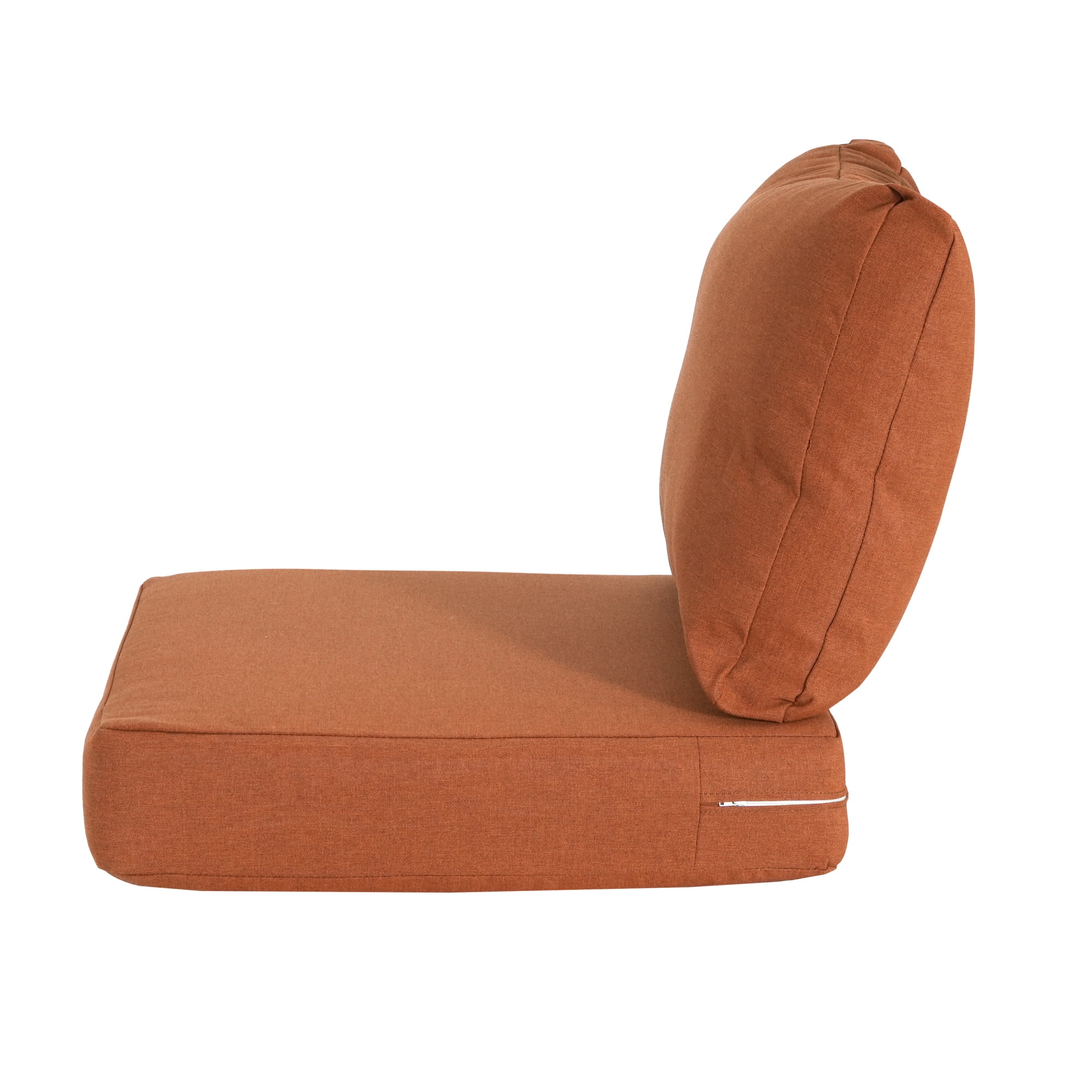 Jopath Outdoor Orange Club Chair Cushion Set with Seat Cushion and Back Cushion, Compatible with Most Club Chair for Patio Balcony Garden(Without Club Chair)