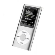 MP3/MP4 Portable Player,1.8 Inch LCD Screen,Max Support 8GB,Sliver