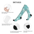 thumbnail image 5 of Pofeuu Blue Marble Print Compression Socks for Women & Men Circulation - Best Support for Nurses,Running,Athletic,Sports, 5 of 7