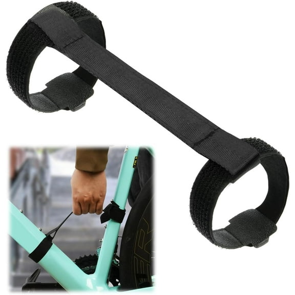LZLINGMEI Bicycle Carrying Handle, Labor-Saving Bicycle Frame Carrying Handle, Adjustable Bicycle Scooter Hand Strap, Carrying Handle Bandage for Bicycles, Electric Balance Bikes