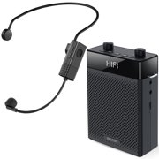 Delton A566 Portable Voice Amplifier, Hi-Fi Sound Quality, Ideal for Teachers, Tour Guides, Schools - Black