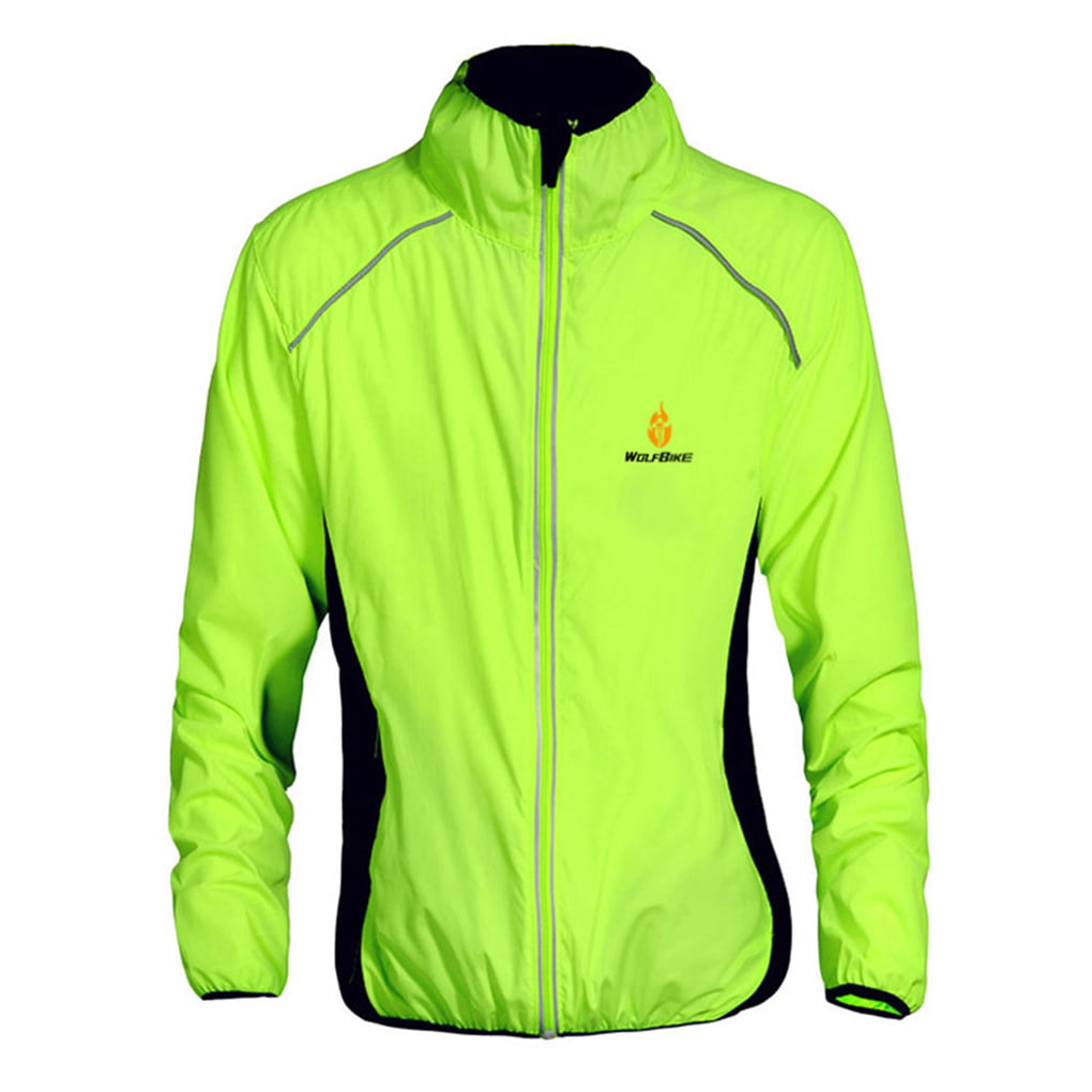 Men/Women Sports Waterproof Windbreaker Breathable Zipper Running Riding Jacket Coat