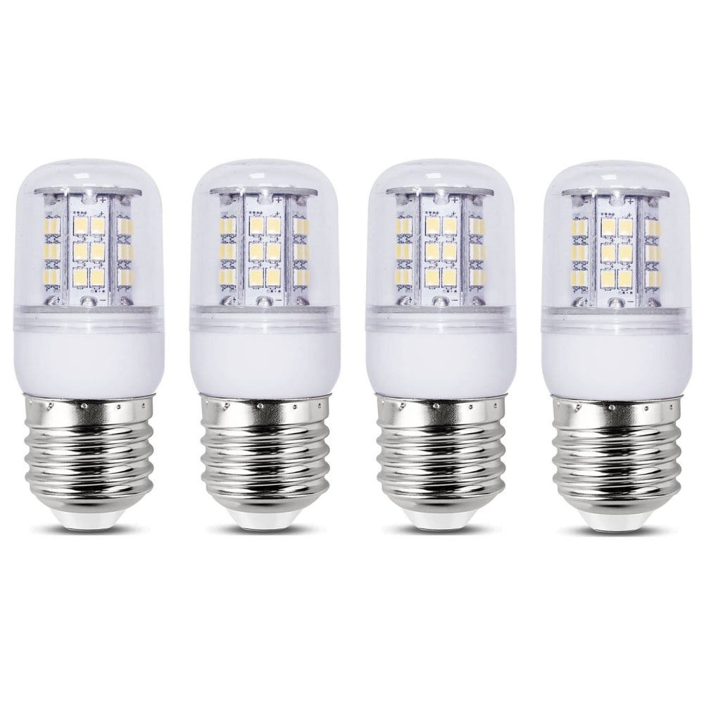 Angyues LED Refrigerator Light Bulbs 4W 40W Equivalent 120V E26 Medium Base Compact Corn Lamp for Fridge Freezer Appliance Light Bulb Daylight White