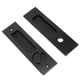 thumbnail image 5 of Cerradura de embutir para puerta corredera con 2 llaves, manija empotrada Invisible de aleación de Zinc, bolsillo con pestillo para herrajes para muebles de madera, color negro, 5 of 5