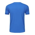 thumbnail image 5 of Mens Tshirts Short Sleeve Crewneck Loose Fit Blue Shirts Casual Shirts for Men, 5 of 5