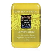 One With Nature Dead Sea Mineral Lemon Verbena Soap - 7 oz