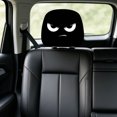 thumbnail image 2 of Ghost Face Headrest Covers, 2PCS Stretchy Seat Headrest Protector, Scary Covers for Cars, Funny Cover for Auto, Truck, Vehicle, SUV, Washable Elastic Fabric, Interior Accessories (Style-H), 2 of 6