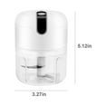 thumbnail image 3 of AQITTI Electric Garlic Chopper, Mini Portable Veggie Chopper, Garlic Grinder Masher Onion Chopper, Blender To Vegetable, Wireless Food Processor for Ginger, Chili, Fruit, Meat, Etc, 3 of 6