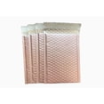 thumbnail image 1 of ProLine Matte Metallic Rose Gold Bubble Padded Mailers #0 Extra Wide 6.5x10 Inch Self Seal Padded Envelopes (50), 1 of 4