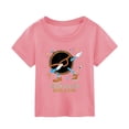 thumbnail image 2 of Akiihool Shirts for Boys Youth Big Kids Active Athletic Sports Graphic Short Sleeve Top(Pink,5-6 Years), 2 of 3