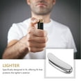 thumbnail image 3 of WHAMVOX Durable Lighter Holder Lighter Case Silver Metal for Lighter 1Pcs, 3 of 8