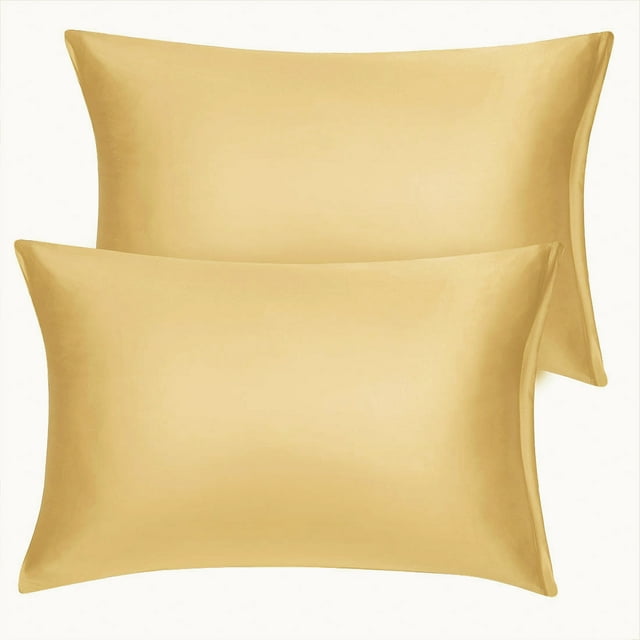 Unique Bargains Satin Pillowcase Zippered Silky Sateen