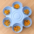 thumbnail image 5 of Walbest Flower Shape Pets Bowl Non Slip Bottom Plastic Slow Feeder Dog Bowl for Small Dogs Cat Slow Feeder Bowl Eco Friendly Durable, 5 of 7