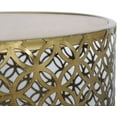 thumbnail image 2 of Decor Therapy Metal Geometric Outdoor Accent Table, 2 of 4
