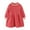 Red, variant on Girls Dress with Chiffon Check Round Neck Pullover Knit Sweater Dresses for Kids Fall Clothes Pink 3T