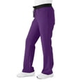 thumbnail image 2 of ave. Coastal Women's Seven Pocket Bootcut Scrub Pant in Regal Purple, XXL, 2 of 6