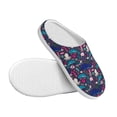 thumbnail image 3 of Lsque Underwater Animals Pattern Womens Comfort Cotton on Scuff With Memory Foam and Anti-skid Sole Slipper-35/36, 3 of 7