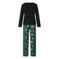 thumbnail image 5 of Fiomva Christmas Pajamas for Family 2023 Plus Size Matching Christmas Pjs Family Set Reindeer Print Holiday Sleepwear Outfit, 5 of 9