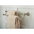thumbnail image 3 of Moen YB6422 Belfield Brushed Nickel 24" Double Towel Bar, 3 of 5