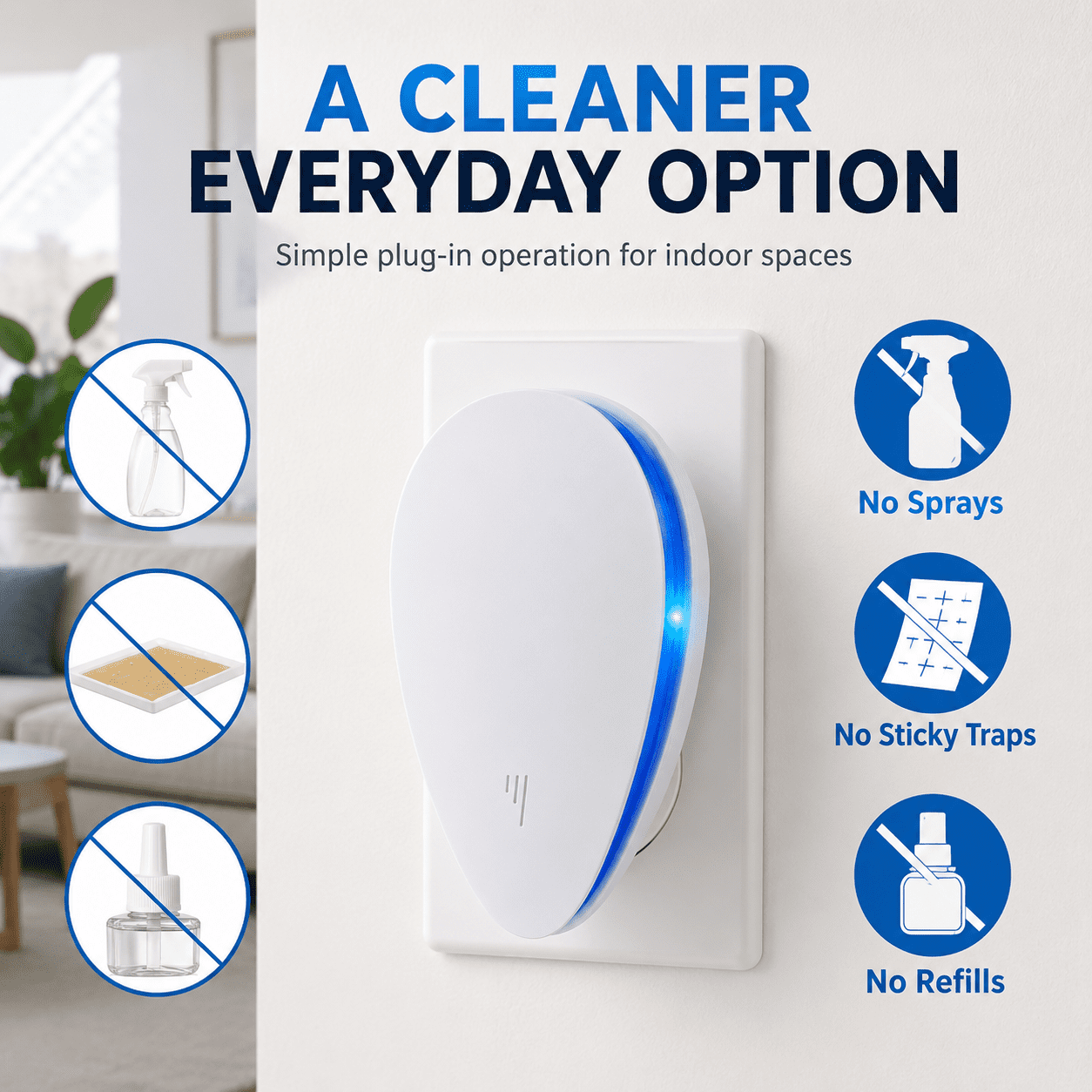 CritterX Pro Advanced Pest Repeller, Plug-in Electronic Pest Control with Upgraded Alternating Ultrasonic Technology, Indoor Insect & Rodent Repellent, Home Office Garage
